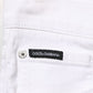 White Ripped Cotton Skinny Men Denim Jeans