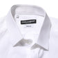 White Cotton GOLD DGPatch Formal Dress Shirt