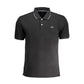 Black Cotton Men's Polo Shirt