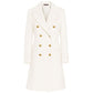 White Wool Women Coat