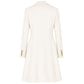 White Wool Women Coat
