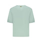 Green Cotton Women T-Shirt