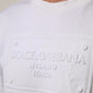 White Embossed Logo Men Sweatshirt Sweater