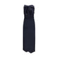Blue Wool Casual Dress