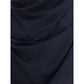 Blue Wool Casual Dress