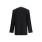 Black Polyester Blazer