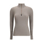 Zipped high neck Top