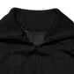 Black Viscose Turtle Neck Pullover Sweater