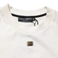 White DG Logo Crew Neck Sweatshirt Sweater