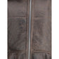 Brown Lamb Leather Biker Jacket