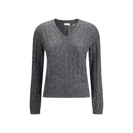 Gray Mohair Sweatshirt