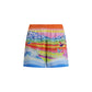 Multicolor Silk Bermuda Shorts