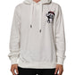 Off White Cotton Panda Hooded Sweatshirt Sweater