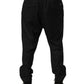 Black Drawstring Men Jogger Sweatpants Pants