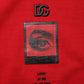 Red Logo Eye Print Cotton Short Sleeve T-shirt