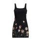Black Nylon Cocktail Dress