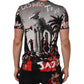 Multicolor Agrigento Dance Jazz Music Print T-shirt