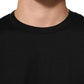 Black Goodluck 2021 Cotton Crew Neck T-shirt