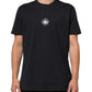 Black Logo Compass Cotton Crew Neck T-shirt