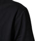 Black Logo Compass Cotton Crew Neck T-shirt