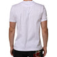 White Goodluck 2021 Cotton Crew Neck  T-shirt