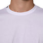 White Goodluck 2021 Cotton Crew Neck  T-shirt