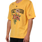 Yellow Secret Graden Floral Cotton Crew Neck T-shirt