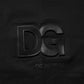 Black Logo Patch Cotton Men Crew Neck T-shirt