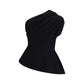 Black Merino Wool Top