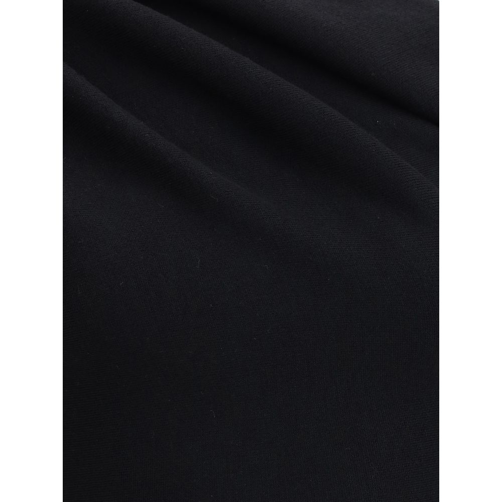 Black Merino Wool Top