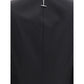Black single-breasted jacket