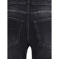 Wide-leg Cotton Jeans
