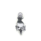 Cadeau Silver Wrapped Leather Pumps