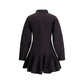 Black Cotton Casual Dress