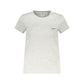 Gray Cotton Women T-Shirt