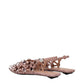 Pink Leather Ballet Flats