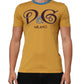 Yellow Logo Crew Neck Short Sleeves T-shirt