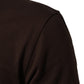 Brown Coin Laurel Print Men Crew Neck T-shirt