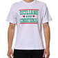 White Graphic Print Cotton Crew Neck T-shirt