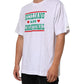 White Graphic Print Cotton Crew Neck T-shirt