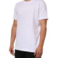 White Cotton Crew Neck Short Sleeves T-shirt