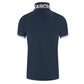 Blue Cotton Polo Shirt