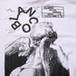 White Angel Print Cotton Men Crew Neck T-shirt