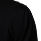 Black Cashmere Knit V-Neck Pullover Sweater
