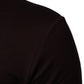 Brown Logo Plaque Cotton Crew Neck T-shirt