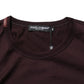 Brown Logo Plaque Cotton Crew Neck T-shirt