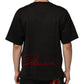 Black Marilyn Monroe Cotton Crew Neck T-shirt