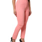 Pink High Waist Dress Tapered Trouser Pants