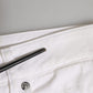 White Cotton Tattered BOYFRIEND Denim Jeans