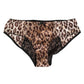 Multicolor Leopard Print Girdle Panty Underwear